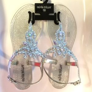 Olivia Miller size 10 women's sandals